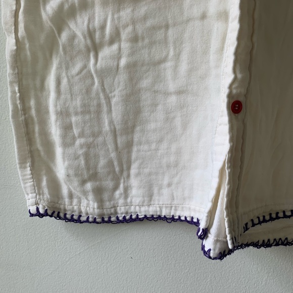 Vintage RARE Cotton Hand-Stitched Shirt - Picture 4 of 6